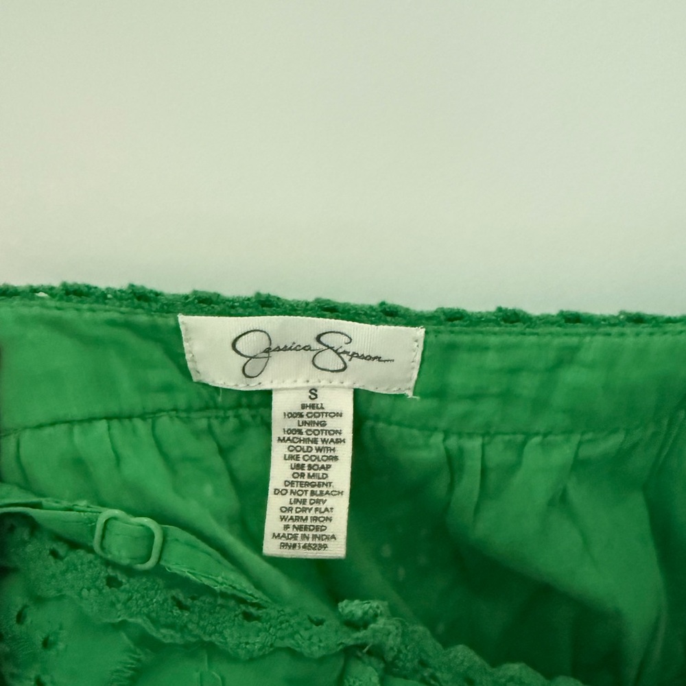 Green Mini Sundress - Picture 3 of 3